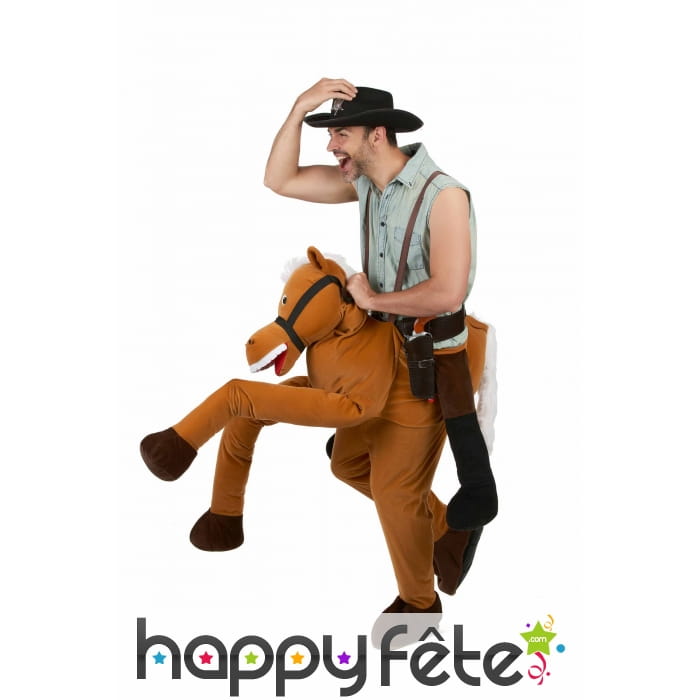 Déguisement carry me à dos de cheval pour adulte