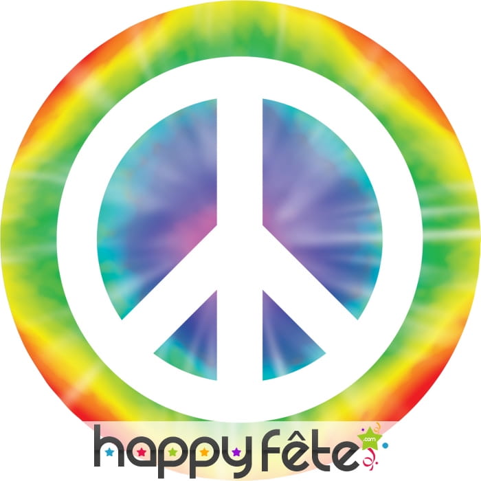 Décor carton "Peace and love"