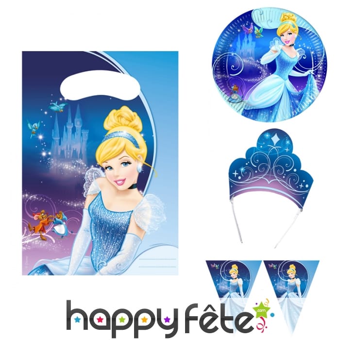 Décoration Cendrillon pour table