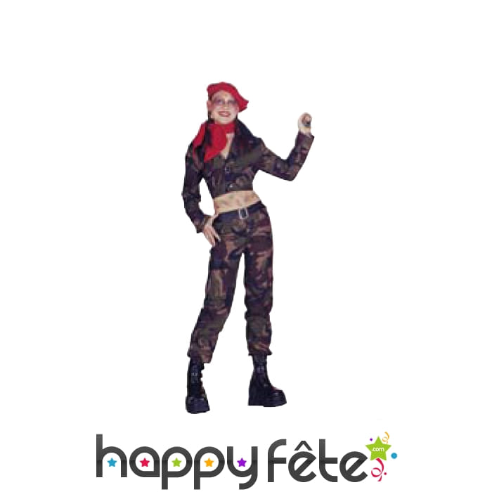 Déguisement camouflage pour femme