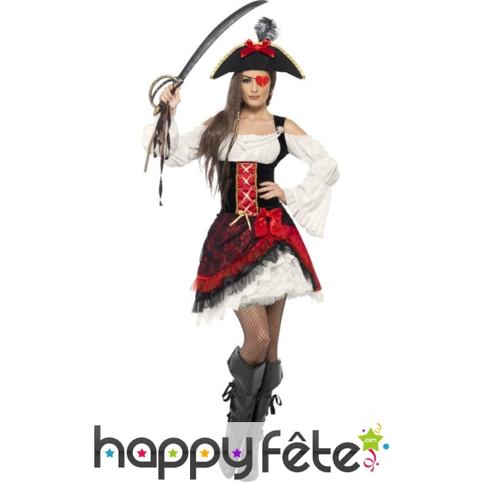 Déguisement chic pirate femme sexy