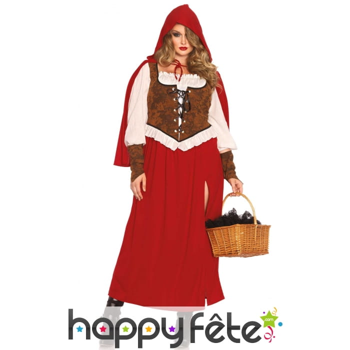 Déguisement chaperon rouge grande taille