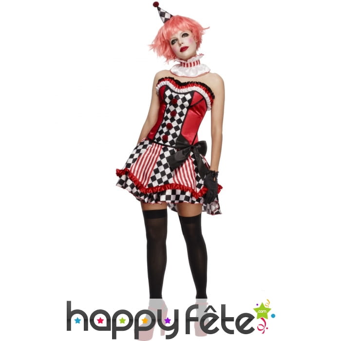 Déguisement clown sexy femme