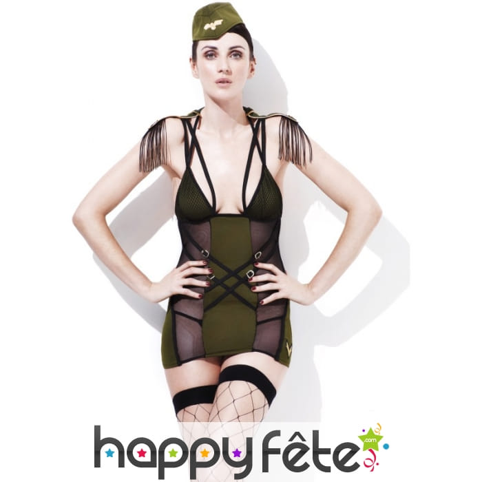 Déguisement commandant sexy