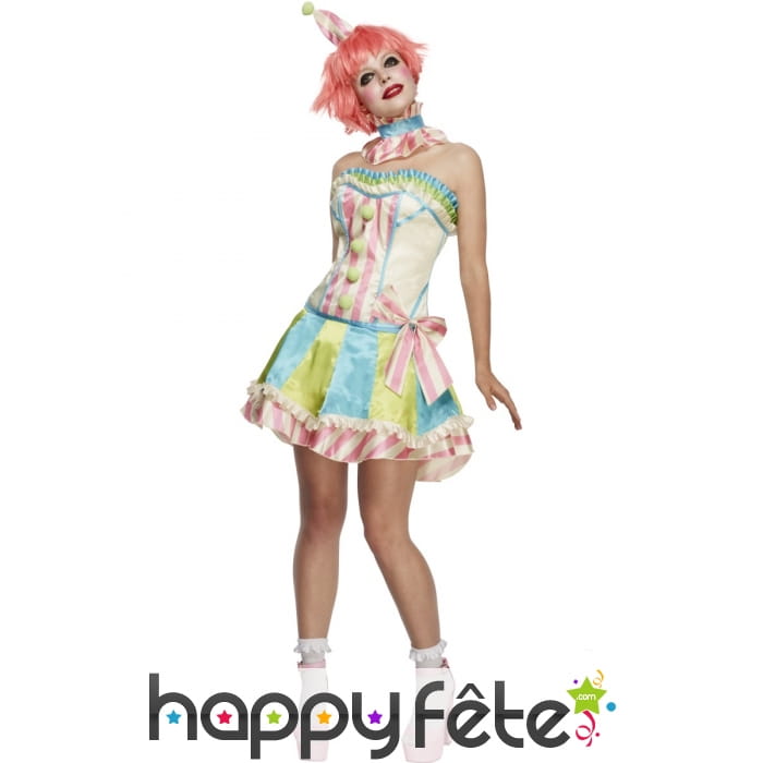 Déguisement Clown Vintage femme