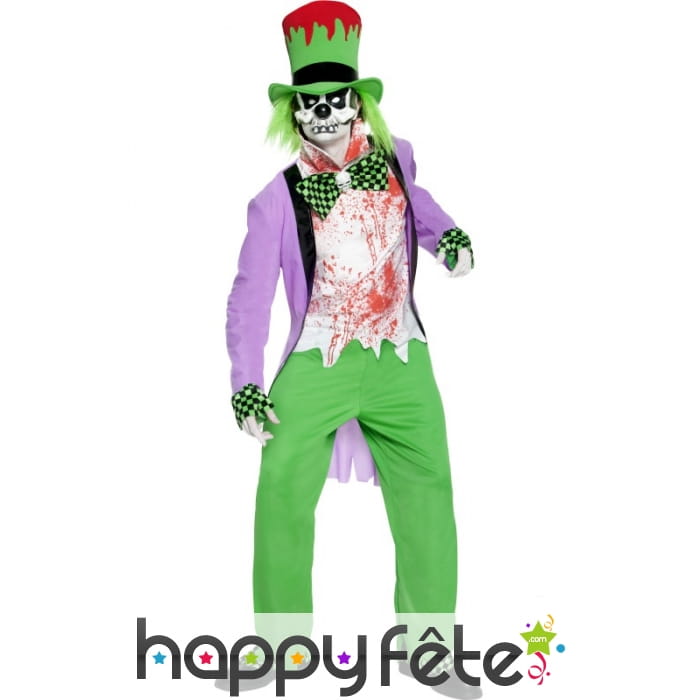 Déguisement chapelier zombie