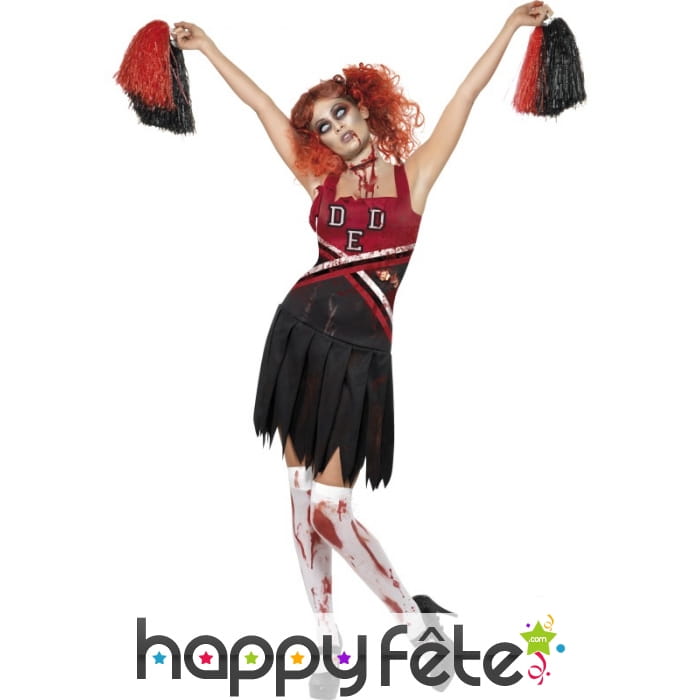 Déguisement cheerleader zombie