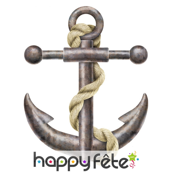 Décor d'ancre en carton de 152 cm