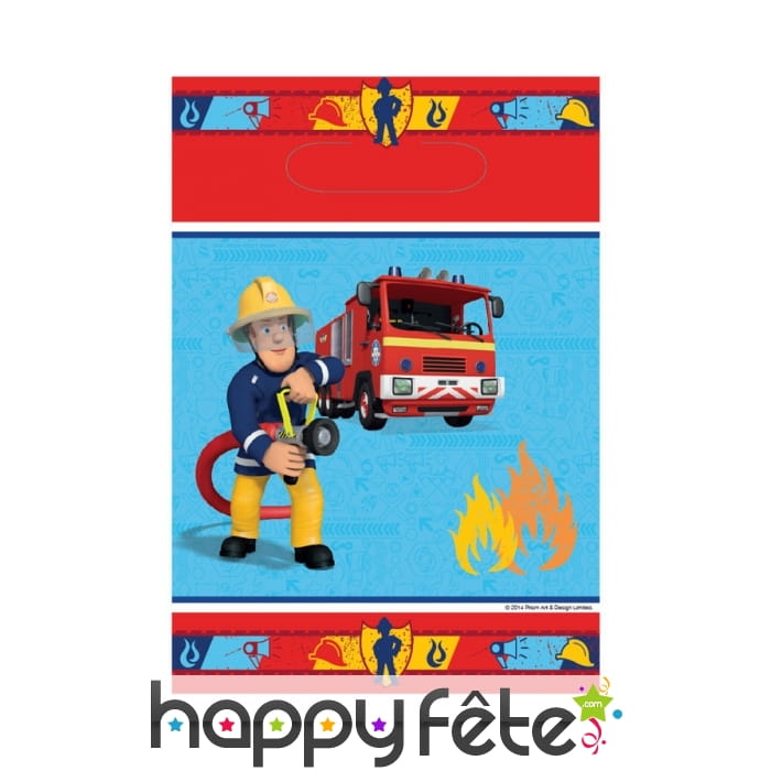 Serviettes Papier Anniversaire Thème Pompier – Lot De 20, Motif Camions Et équipements, 16.5x16.5 Cm, Pour Fête D’enfant Pompier