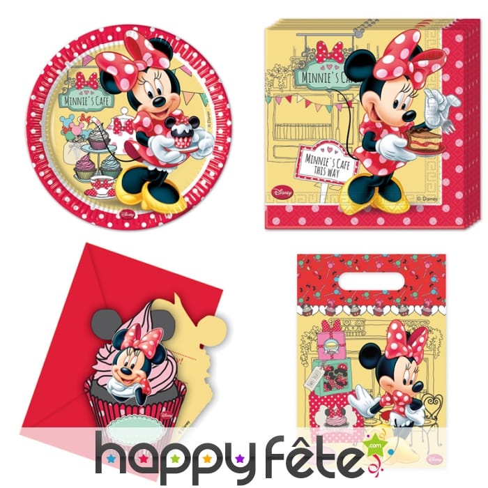 Décorations d'anniversaire minnie's café