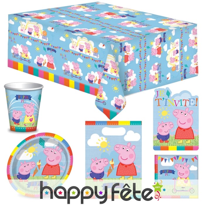 Décorations d'anniversaire Peppa pig