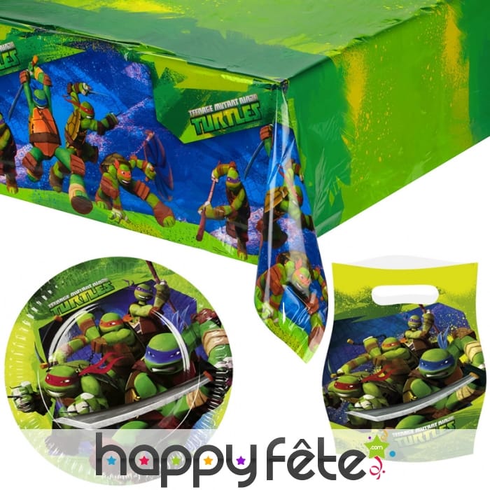 Décorations d'anniversaire Tortue Ninja