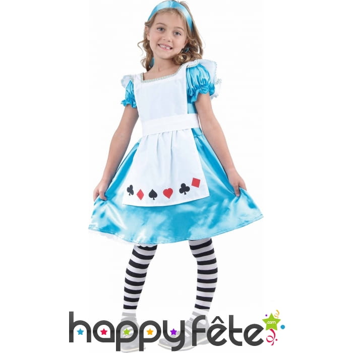 Déguisement d'Alice pour fillette