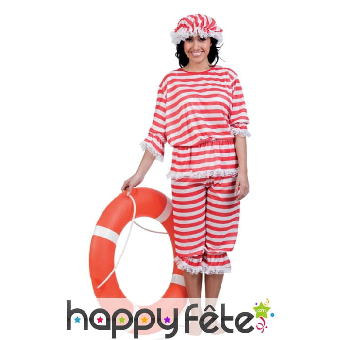 Déguisement de baigneuse old school