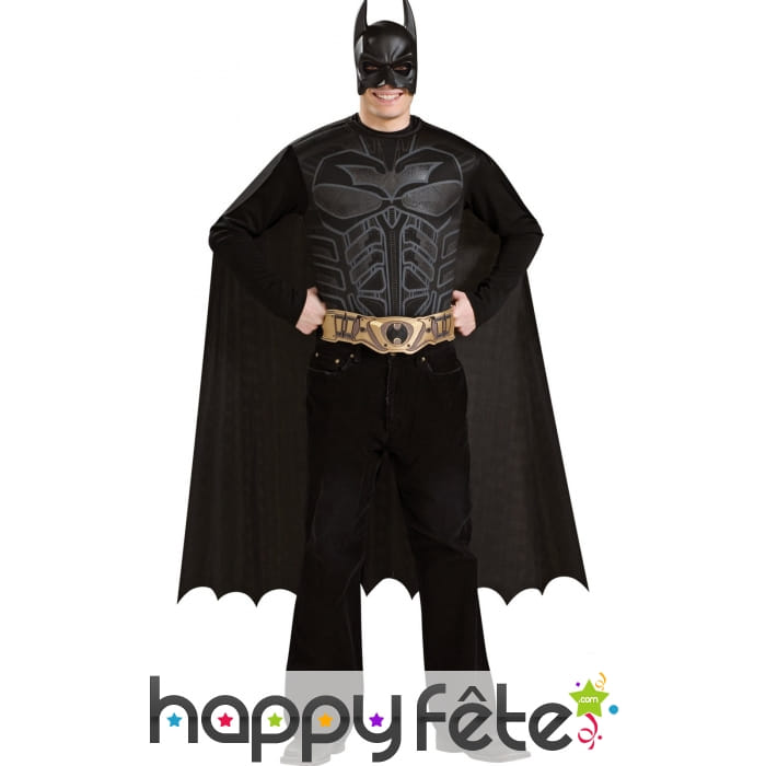 Déguisement de Batman imprimé, pour adulte