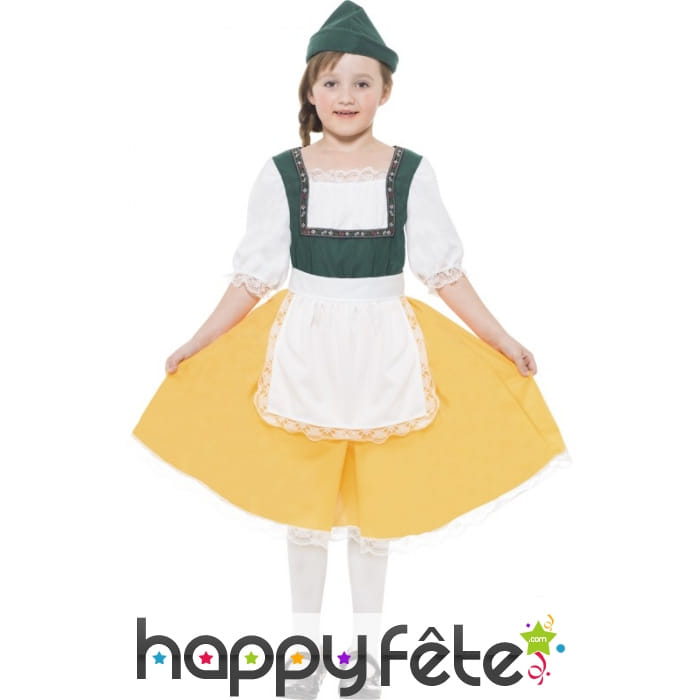 Déguisement de bavaroise pour enfant