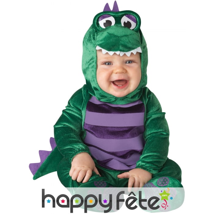 D&eacute;guisement de b&eacute;b&eacute; dinosaure vert