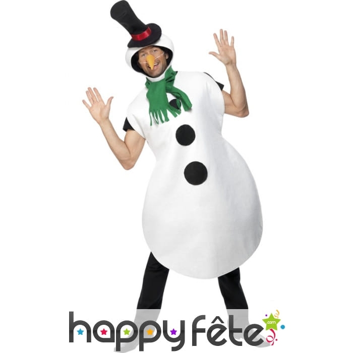 Déguisement de bonhomme de neige