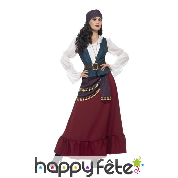 Déguisement de boucanière pirate