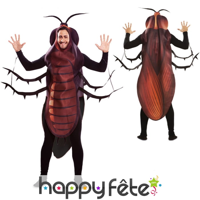 Déguisement de cafard à 6 pattes, adulte