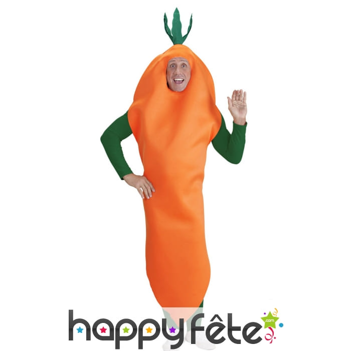 Déguisement de carotte pour adulte