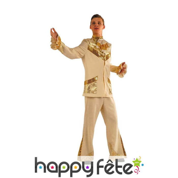 Déguisement de chanteur disco