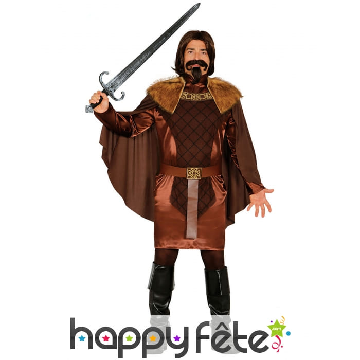 Déguisement de chevalier féodal pour homme