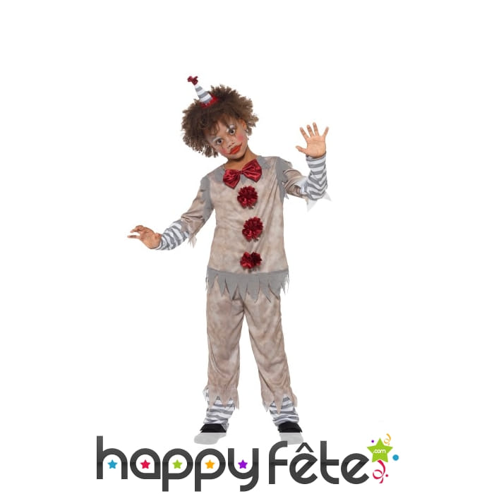Déguisement de clown vintage pour enfant
