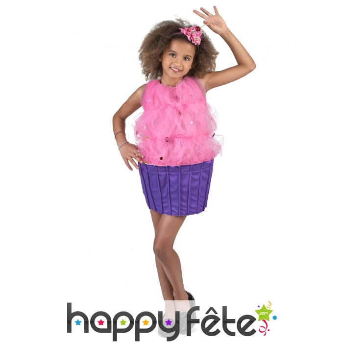Déguisement de cupcake pour fillette