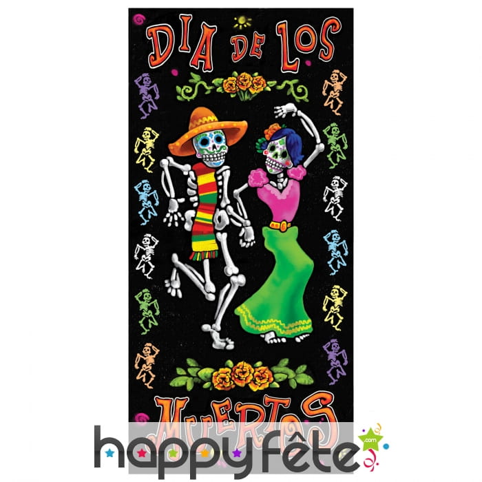 Déco Dia de los Muertos pour porte