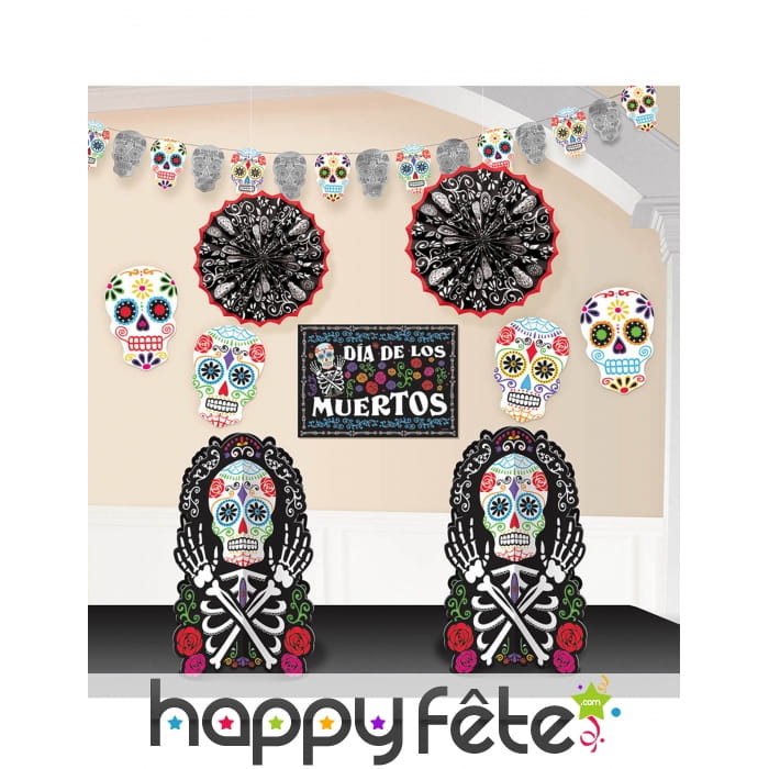 Décoration Dia de los muertos en kit