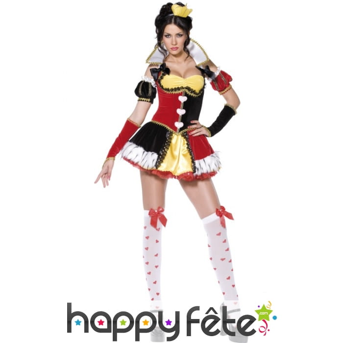 Déguisement dame de coeur sexy