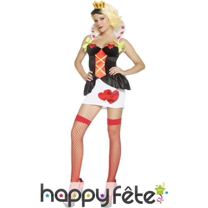 Déguisement dame de coeur