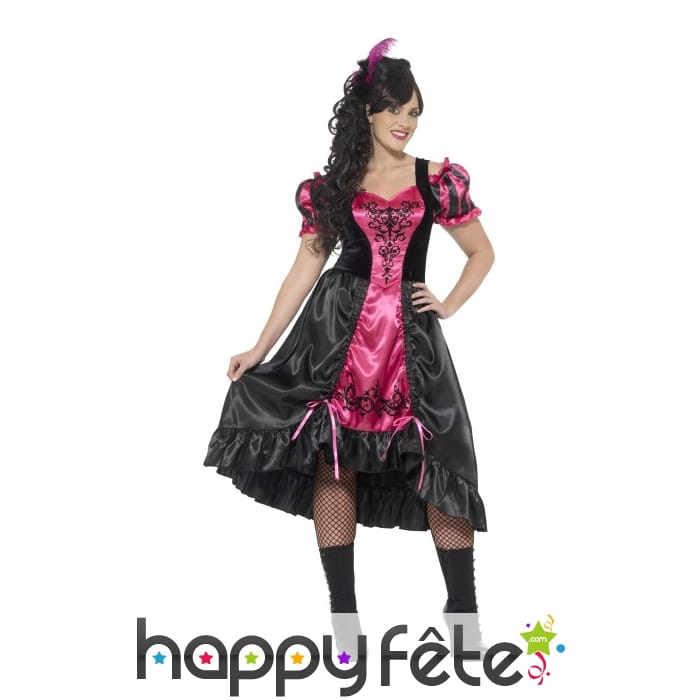 Déguisement danseuse de saloon grande taille