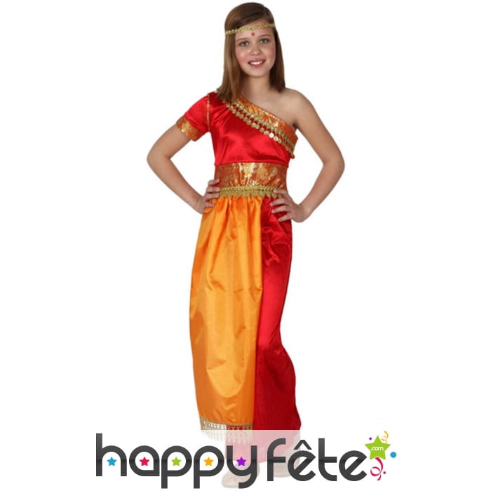 Déguisement de danseuse de Bollywood pour enfant