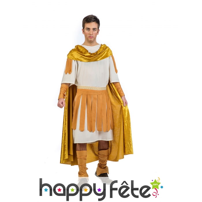 Déguisement doré d'Empereur romain, homme