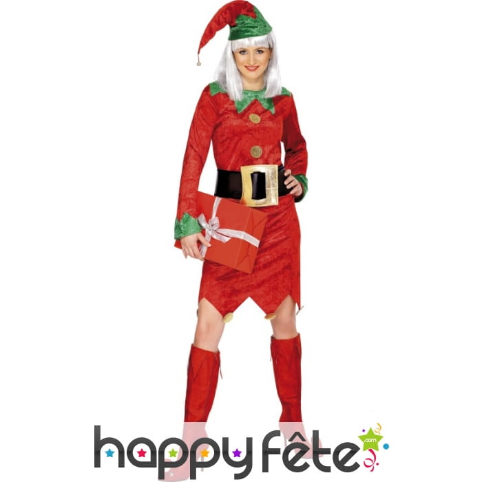 Déguisement d'elfe femme