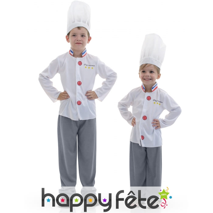 Déguisement d'enfant cuisinier