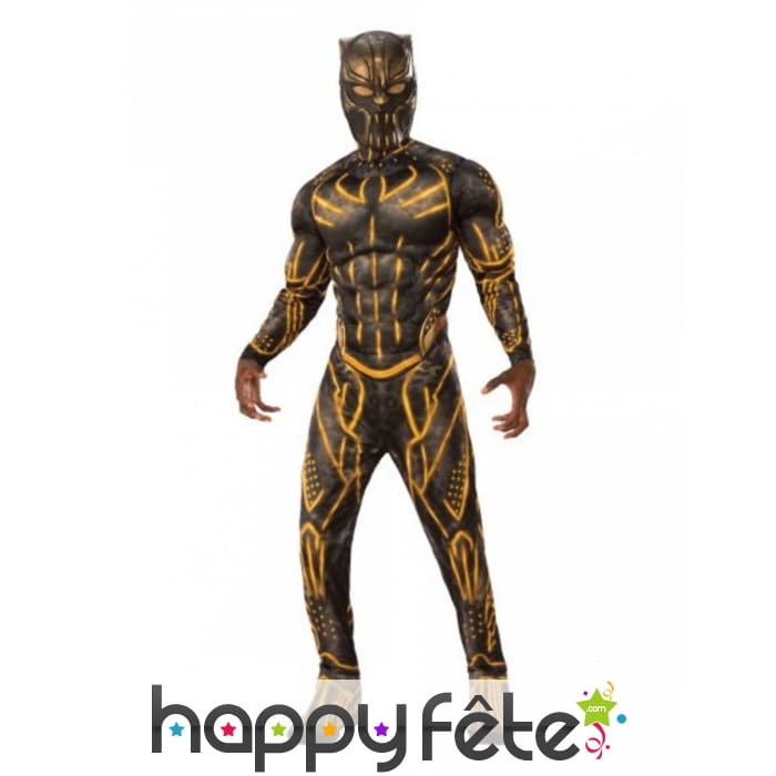 Déguisement de Erik Killmonger musclé pour adulte
