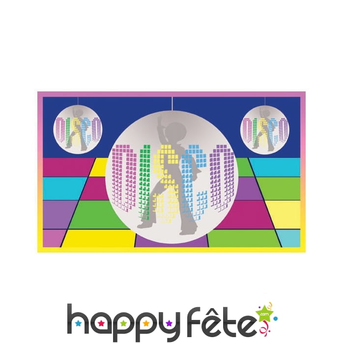 Drapeau disco en tissu de 150 x 90 cm