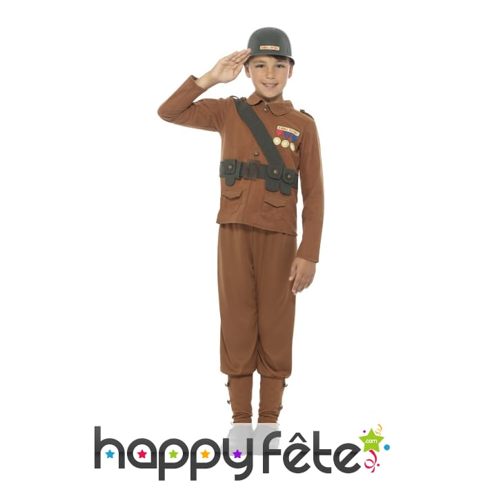 Déguisement de fantassin 14-18 pour enfant