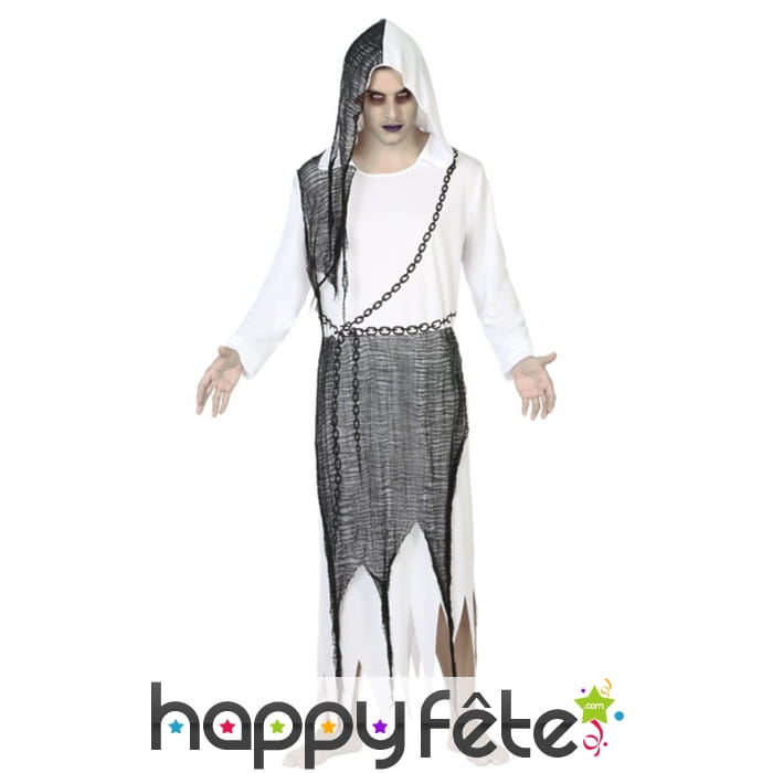 Déguisement de fantome enchainé pour homme