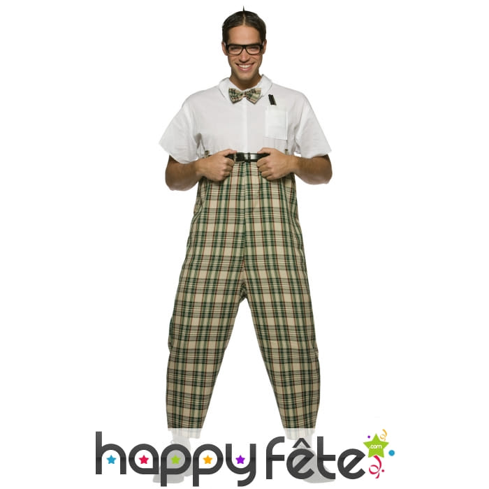 Déguisement de geek intello pour homme