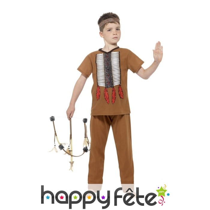 Déguisement de guerrier indien américain enfant