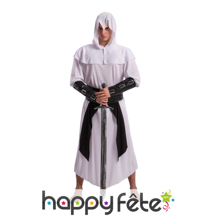 Déguisement de guerrier templier homme