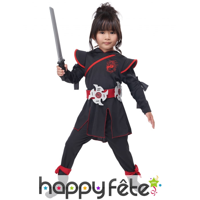 Déguisement de guerrière ninja pour fille