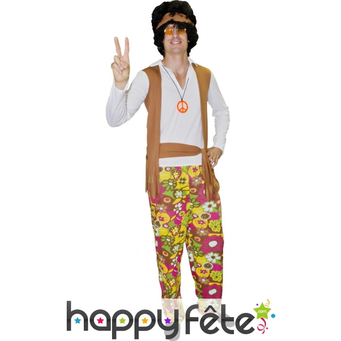 Déguisement de hippie homme