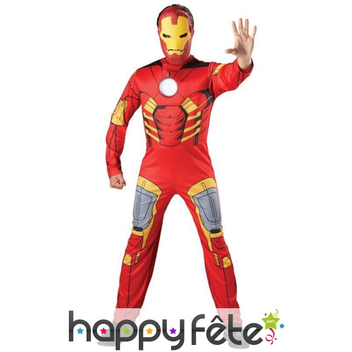 Déguisement de Iron man pour homme, officiel