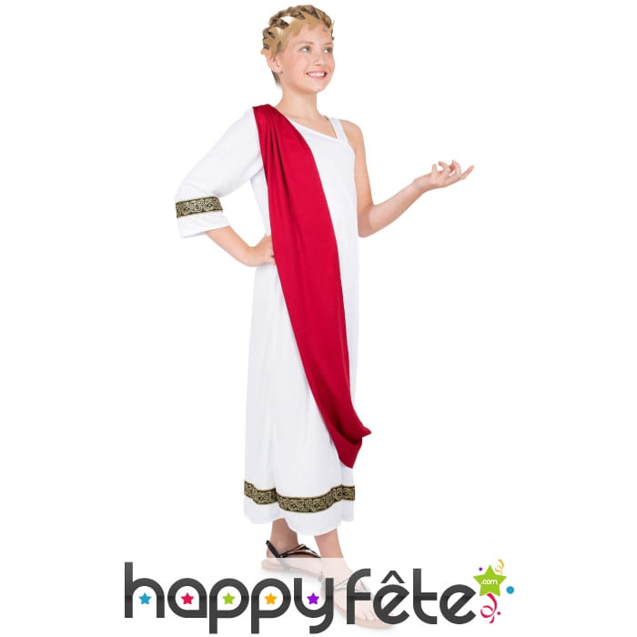 Déguisement de Jules César pour enfant fille