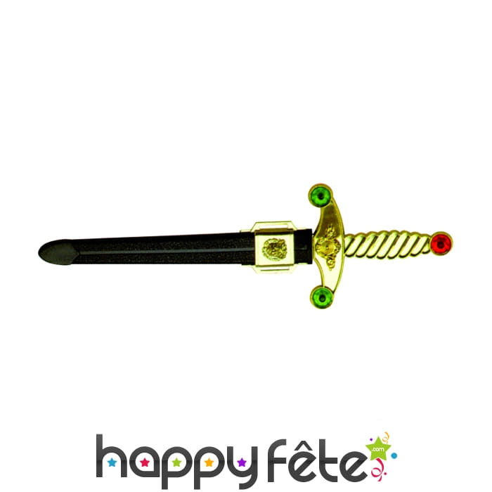 Dague du moyen âge avec fourreau